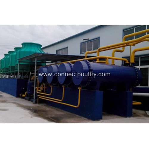 Condensor of rendering plant